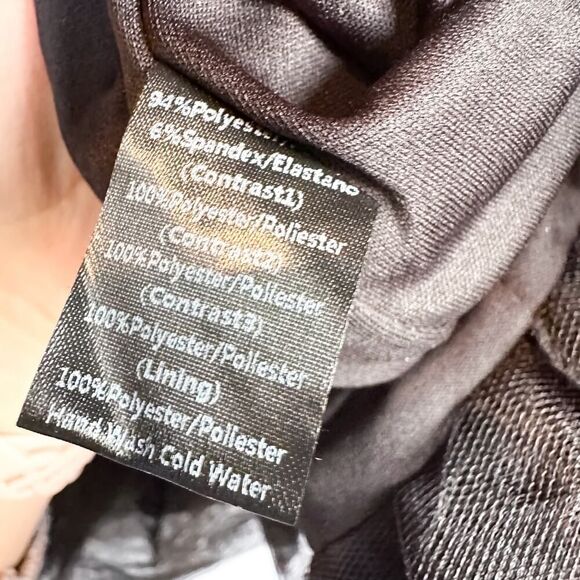 Symphony Party Girl Dress Silver Asymmetrical Poof Ruffle Size M - Picture 8 of 14